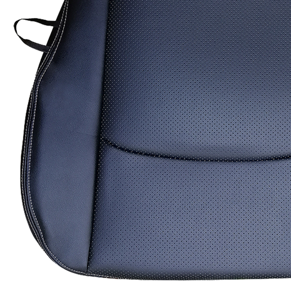 Black Perforated Leather compatible for Seat Cover compatible for Dodge Ram 2500 3500 2013-2018