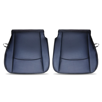Black Perforated Leather compatible for Seat Cover compatible for Dodge Ram 2500 3500 2013-2018