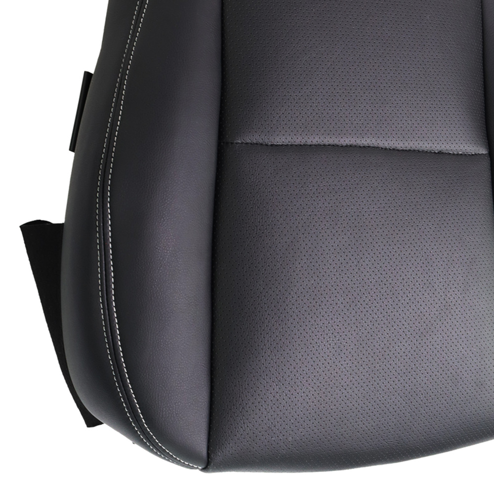 Black Driver Side Bottom compatible for Seat Cover compatible for Subaru Forester 2.0XT 2014-2016