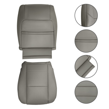 4pcs Leather compatible for Seat CoverGray compatible for Toyota Sequoia 2000 2001 2002 2003 2004-2007