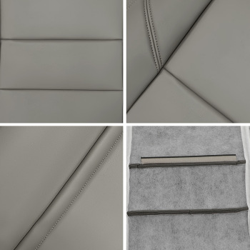 4pcs Leather compatible for Seat CoverGray compatible for Toyota Sequoia 2000 2001 2002 2003 2004-2007