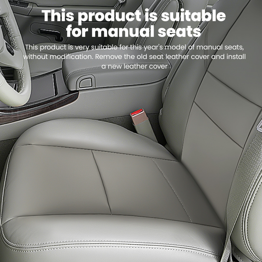 4pcs Leather compatible for Seat CoverGray compatible for Toyota Sequoia 2000 2001 2002 2003 2004-2007