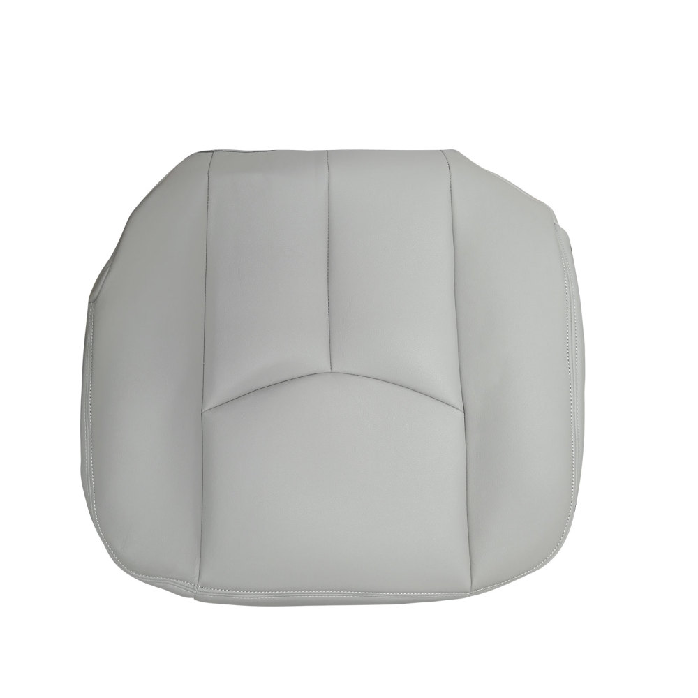 4X Front Leather compatible for Seat Cover Gray compatible for Chevy Silverado GMC Sierra 2003-2006