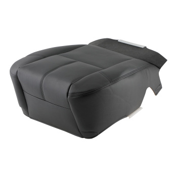 DriverPassenger Side Leather compatible for Seat Cover compatible for Chevy Silverado 2007-2014 Black