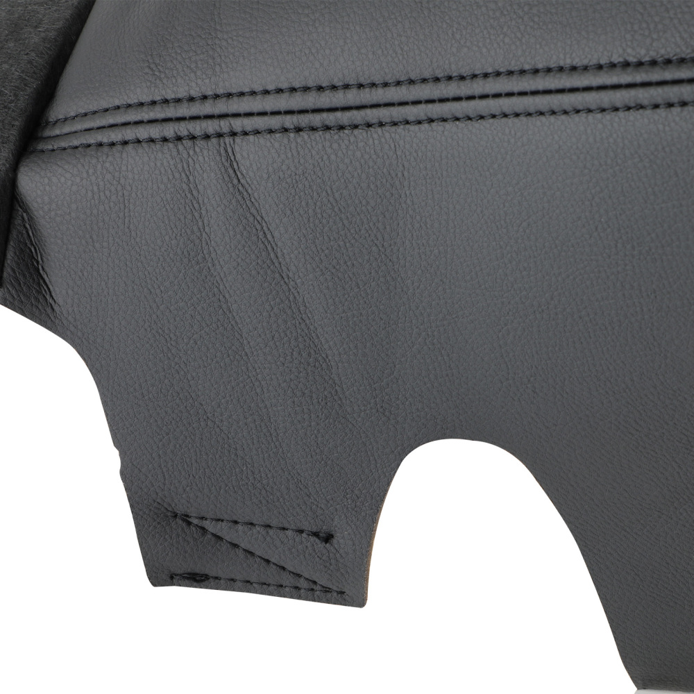 DriverPassenger Side Leather compatible for Seat Cover compatible for Chevy Silverado 2007-2014 Black