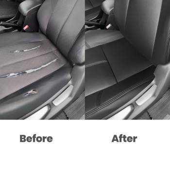 Front Driver + Passenger compatible for Seat Cover Black compatible for Chevy Silverado 1500 2500 2007-14