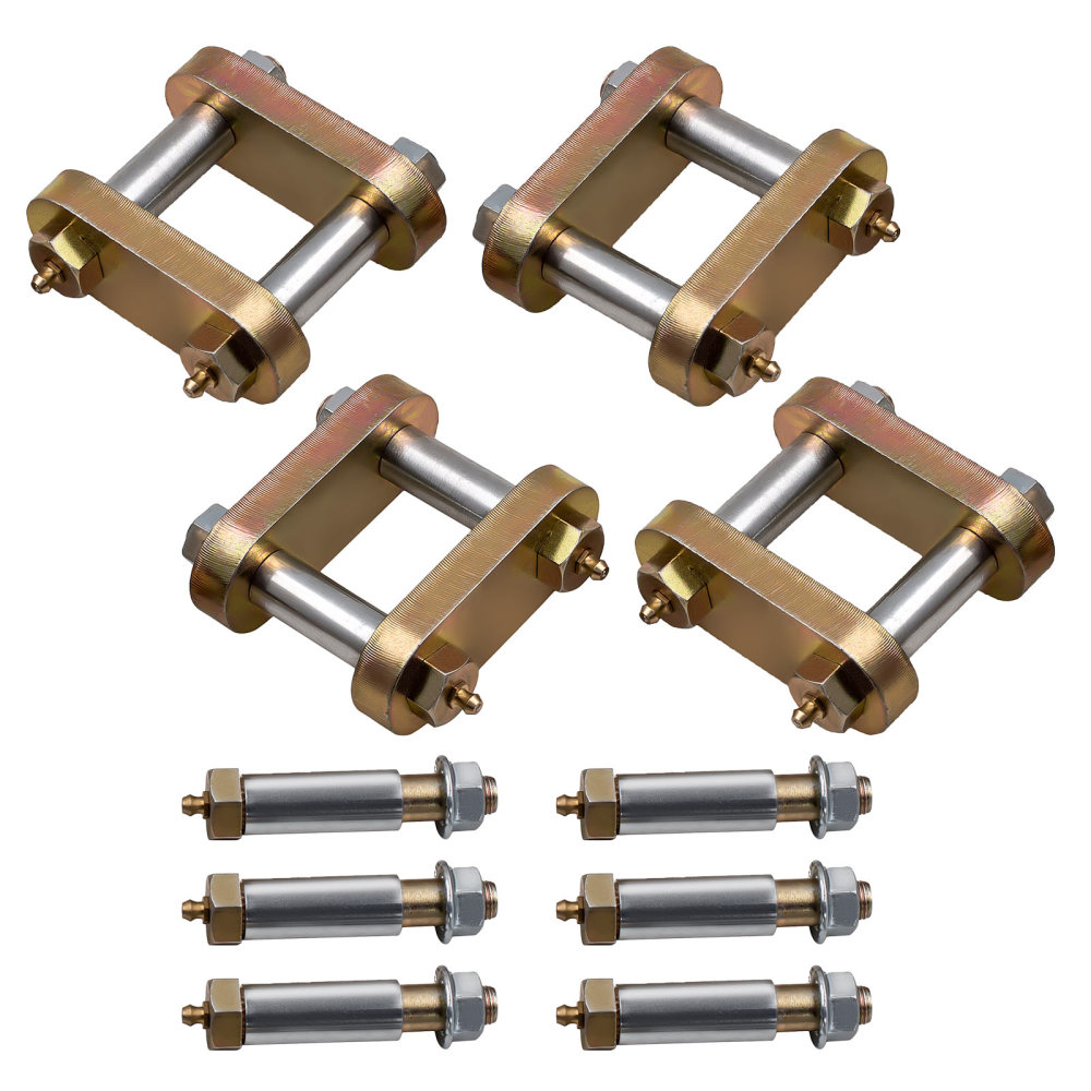 Heavy Duty Leaf Spring Suspension Shackle Kit for Tandem Axle for Added Strength