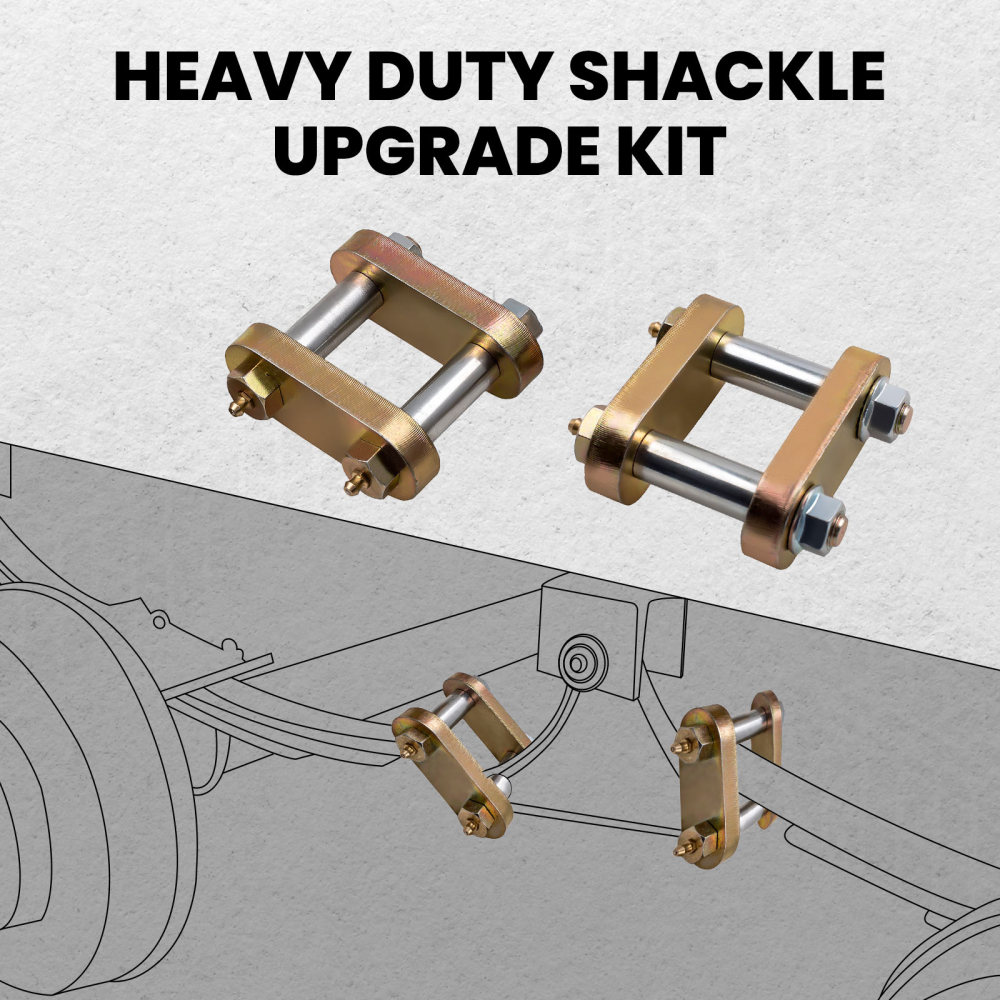 Heavy Duty Leaf Spring Suspension Shackle Kit for Tandem Axle for Added Strength