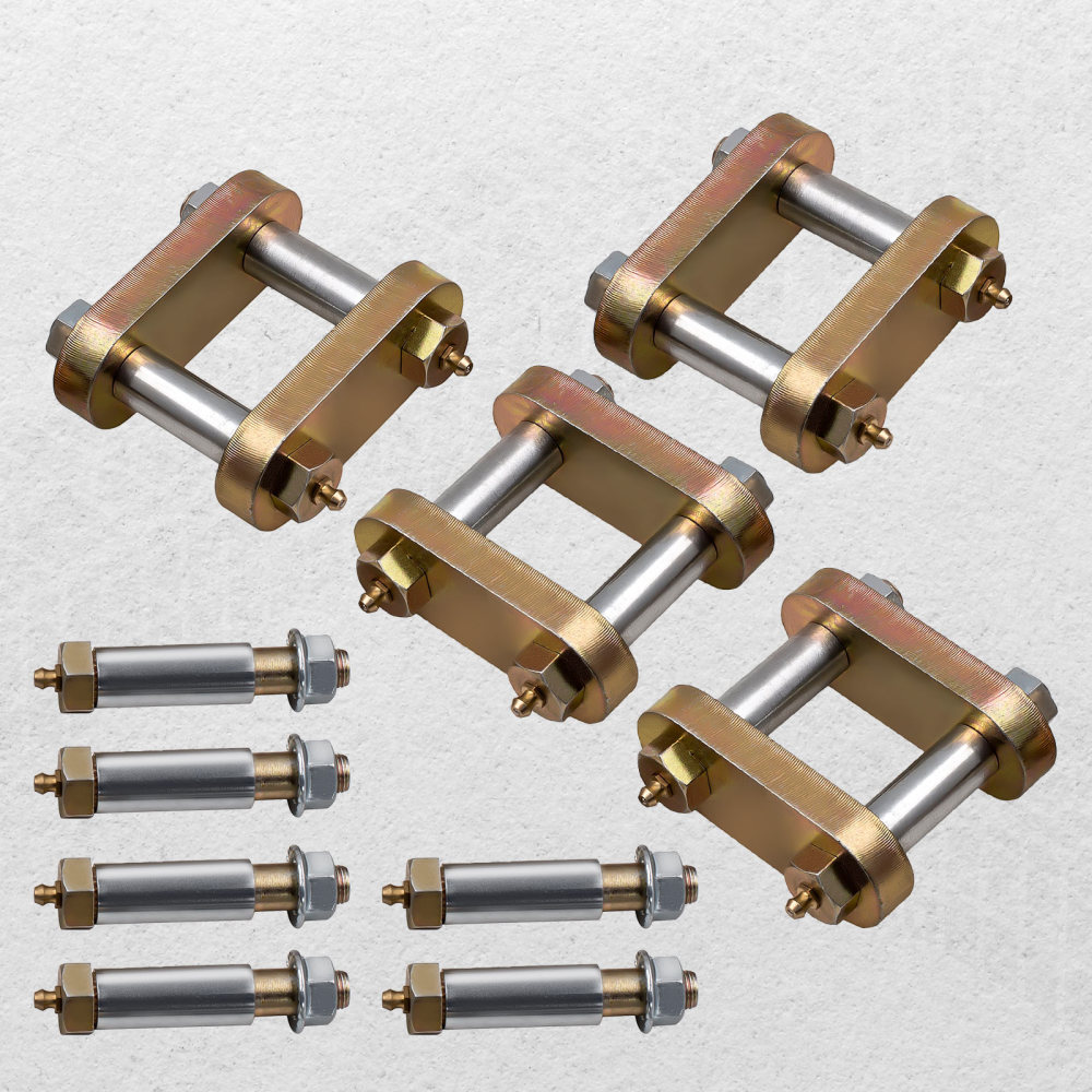 Heavy Duty Leaf Spring Suspension Shackle Kit for Tandem Axle for Added Strength