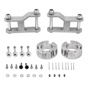 Suspension lift Kit compatible for Nissan Navara D40 Front Coil Strut Spacers + Shackles