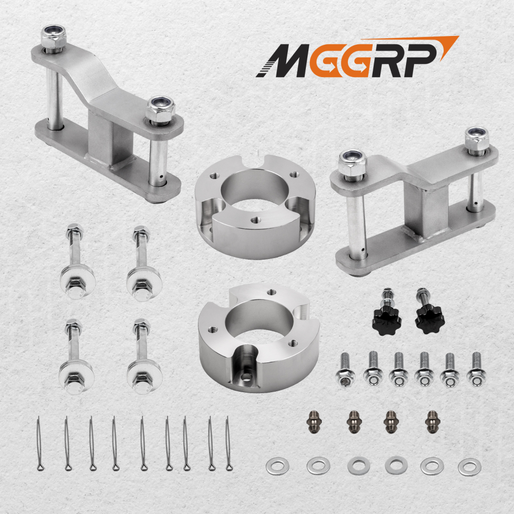 Suspension lift Kit compatible pour Nissan Navara D40 Front Coil Strut Spacers et Shackles