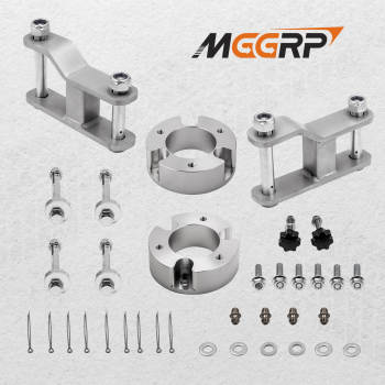 Suspension lift Kit compatible for Nissan Navara D40 Front Coil Strut Spacers + Shackles