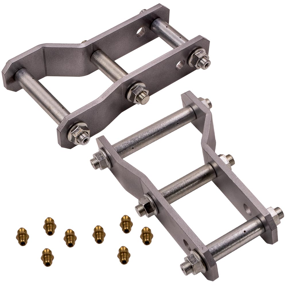 2pcs Extended Rear Shackles Shackle compatible for Ford Ranger compatible for Mazda BT50 2 Inch 45-48 mm-image-SRLK-MZD-4548-LC