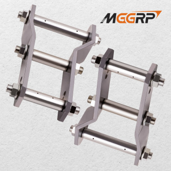 2 Rear Extended 45-48mm Lift Up Greasable Shackles compatible for Ford Ranger BT50 compatible for Mazda