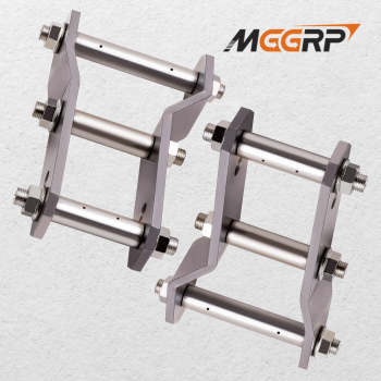 2 Rear Extended 45-48mm Lift Up Greasable Shackles compatible for Ford Ranger BT50 compatible for Mazda