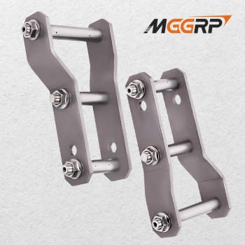 2 Rear Extended 45-48mm Lift Up Greasable Shackles compatible for Ford Ranger BT50 compatible for Mazda