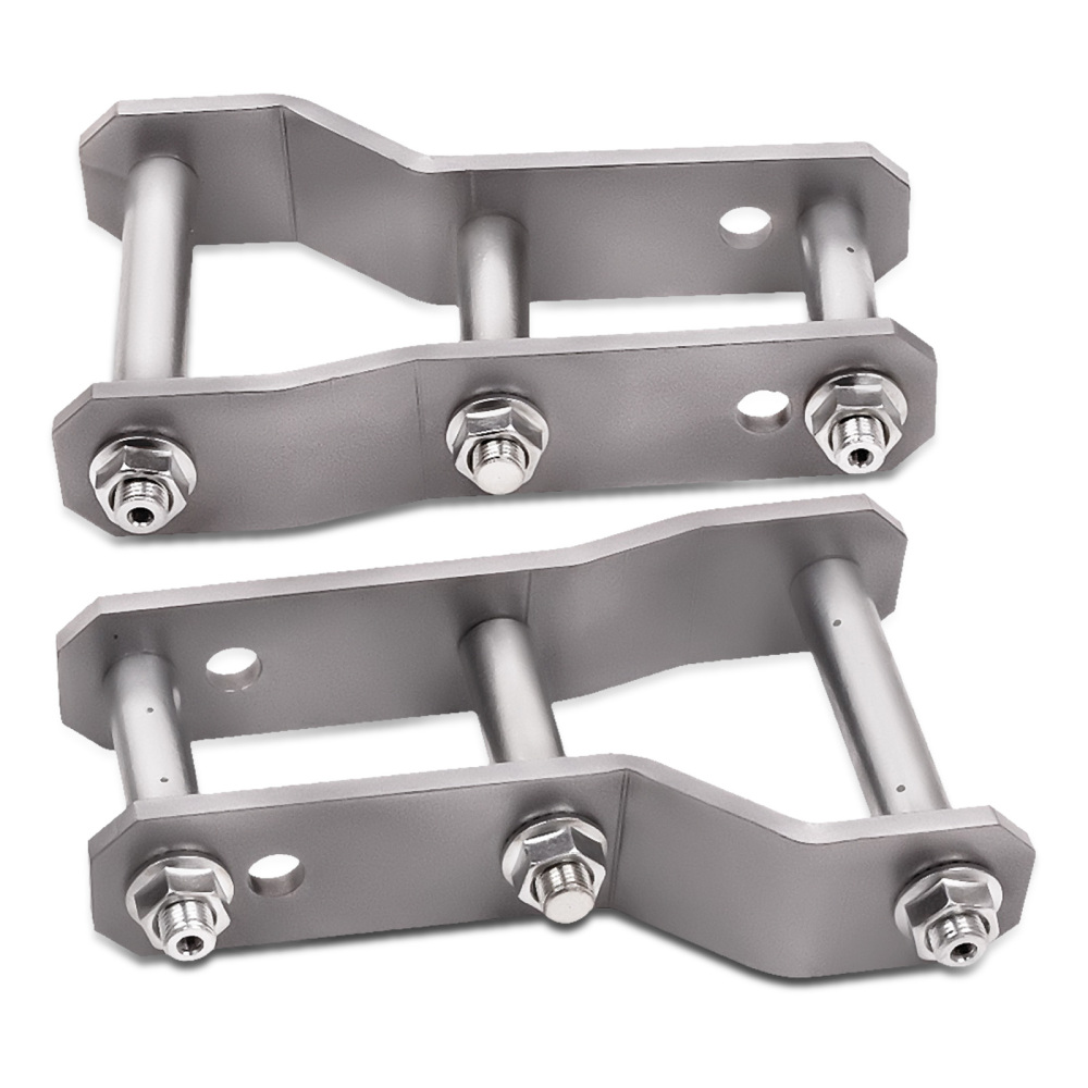 2pcs Extended Rear Shackles Shackle compatible for Ford Ranger compatible for Mazda BT50 2 Inch 45-48 mm