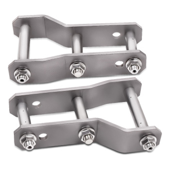 2 Rear Extended 45-48mm Lift Up Greasable Shackles compatible for Ford Ranger BT50 compatible for Mazda