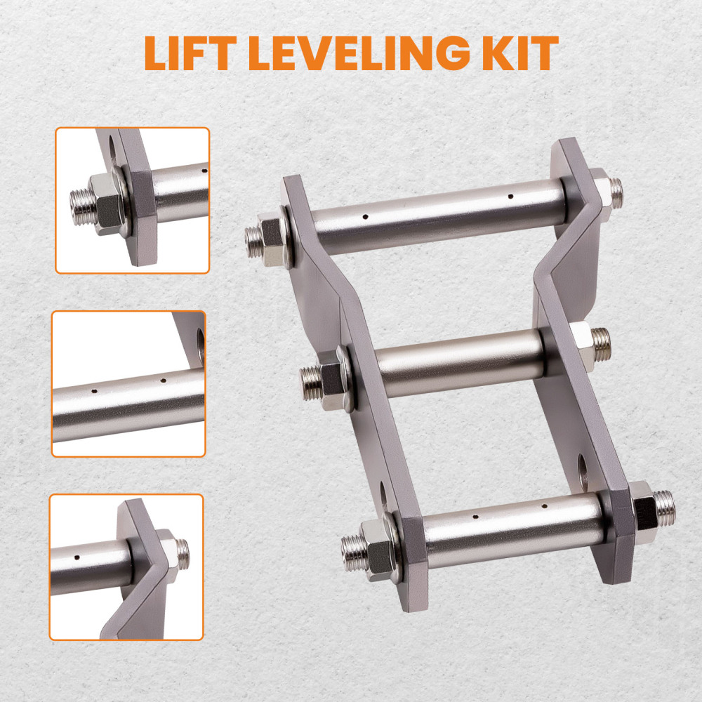 2pcs Extended Rear Shackles Shackle compatible for Ford Ranger compatible for Mazda BT50 2 Inch 45-48 mm