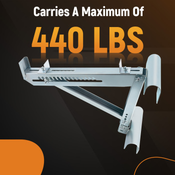 Two-Rung Ladder Jacks Short Body Extension up to 20 inch Security Stable