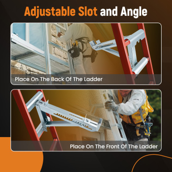 Two-Rung Ladder Jacks Short Body Extension up to 20 inch Security Stable
