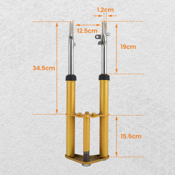 Front Forks Shock Suspension Assembly compatible for Honda 50 XR50 CRF50 2004-2014