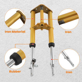 Front Forks Shock Suspension Assembly compatible for Honda 50 XR50 CRF50 2004-2014