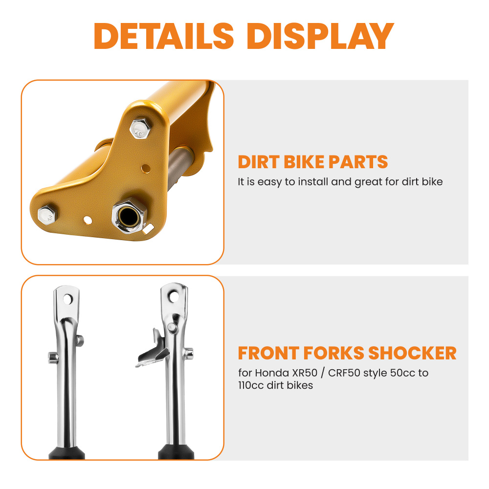 Ammortizzatore forcella anteriore compatibile per Honda XR50 CRF50 XR CRF 50 90cc 110cc