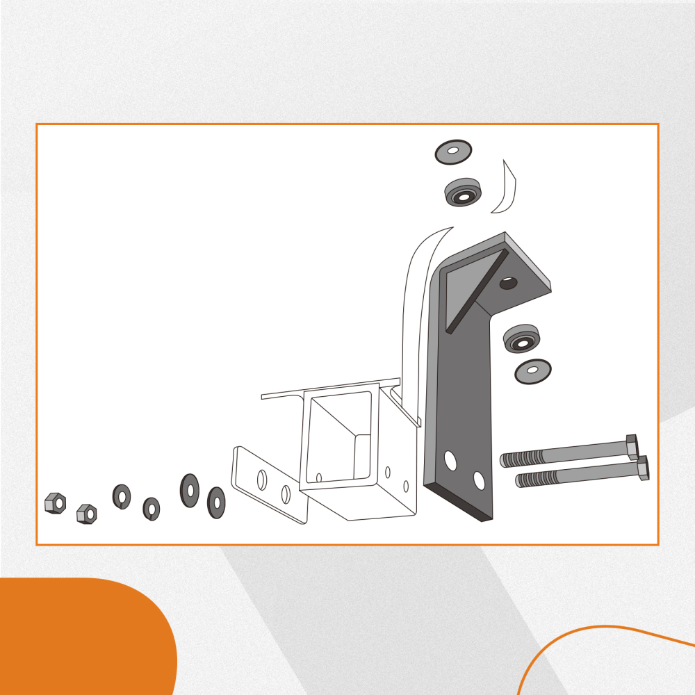 Kit di riparazione antiruggine per montaggio su ammortizzatore posteriore destro compatibile per Ford Escape Hybrid 2001-2012