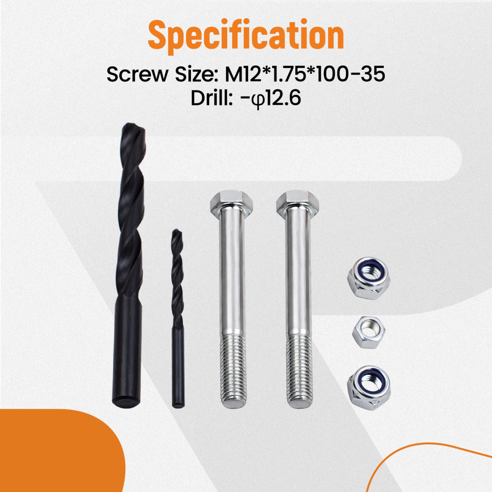 Kit di riparazione antiruggine per montaggio su ammortizzatore posteriore destro compatibile per Ford Escape Hybrid 2001-2012