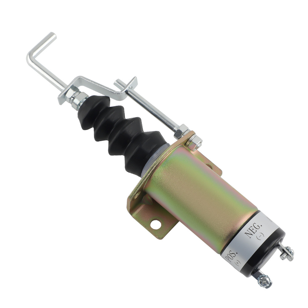 12V Diesel Fuel Shut Off Solenoid Valve For 366-07197 1502-12C7U2B2S1 SA-3405T