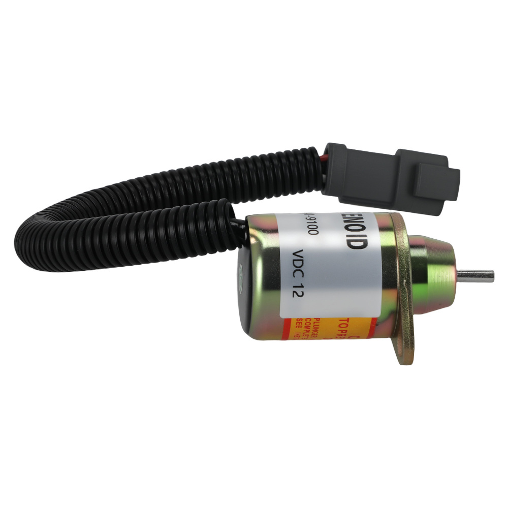 Fuel Solenoid Stop Shutdown for Yanmar 4.82 4.86 Engine 4TNE84 41-9100 41-7886