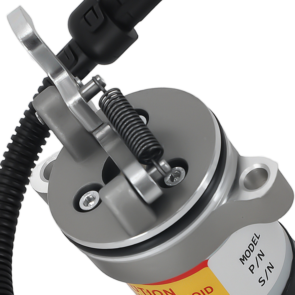 12V Fuel Shut Off Solenoid for Deutz F3L F4L 1011 2011 compatible for Bobcat 0410-3808