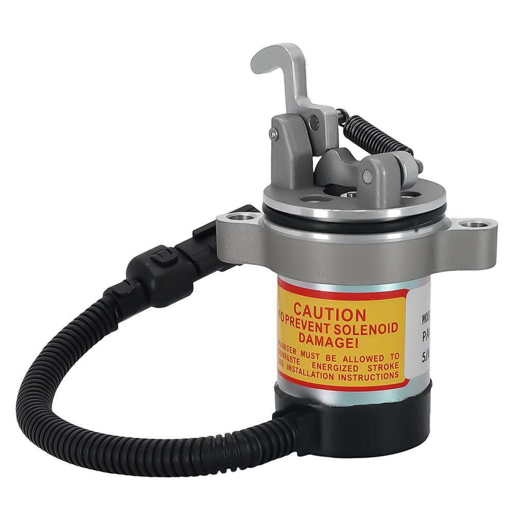 12V Fuel Shut Off Solenoid for Deutz F3L F4L 1011 2011 compatible for Bobcat 0410-3808