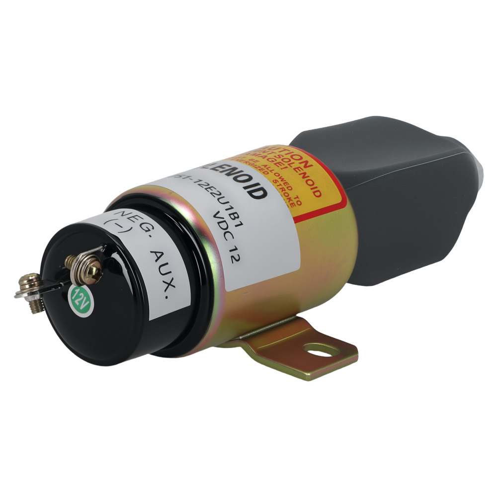 12V Throttle Solenoid compatible for Cummins S40 S45 S60 S65 S80 S85 Replace SA-4984-12