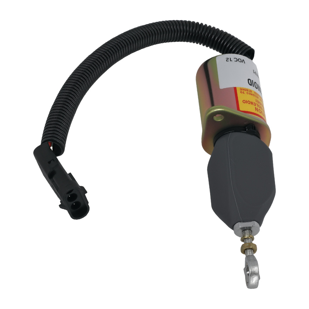 Fuel Shutoff solenoid 12V compatible for Cummins 3934171 3832211 3927152 SA475412 2000-2023