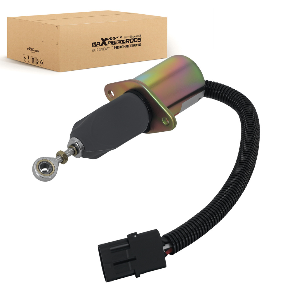 Fuel Shutoff solenoid 12V compatible for Cummins 3934171 3832211 3927152 SA475412 2000-2023