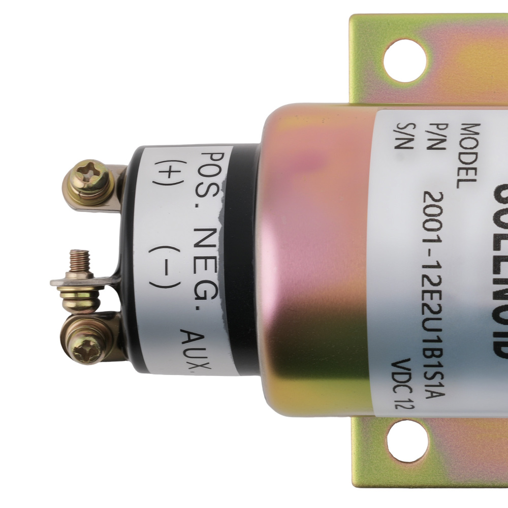 12V Fuel Shut Off Valve for Woodward 2001-12E2U1B1S1A 1998-2006 Solenoid