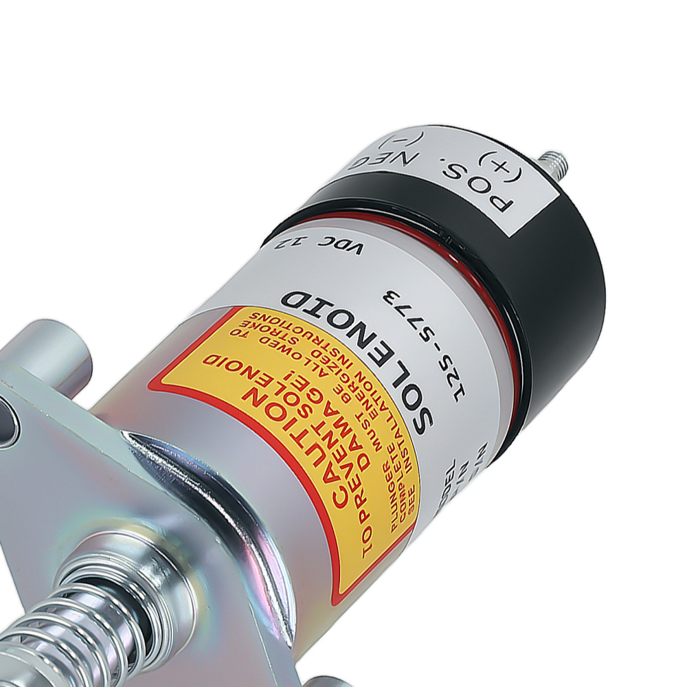 New Fuel Shut Down Solenoid 125-5773 compatible for Caterpillar 3204 3306 3406B HT400