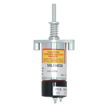 New Fuel Shut Down Solenoid 125-5773 compatible for Caterpillar 3204 3306 3406B HT400