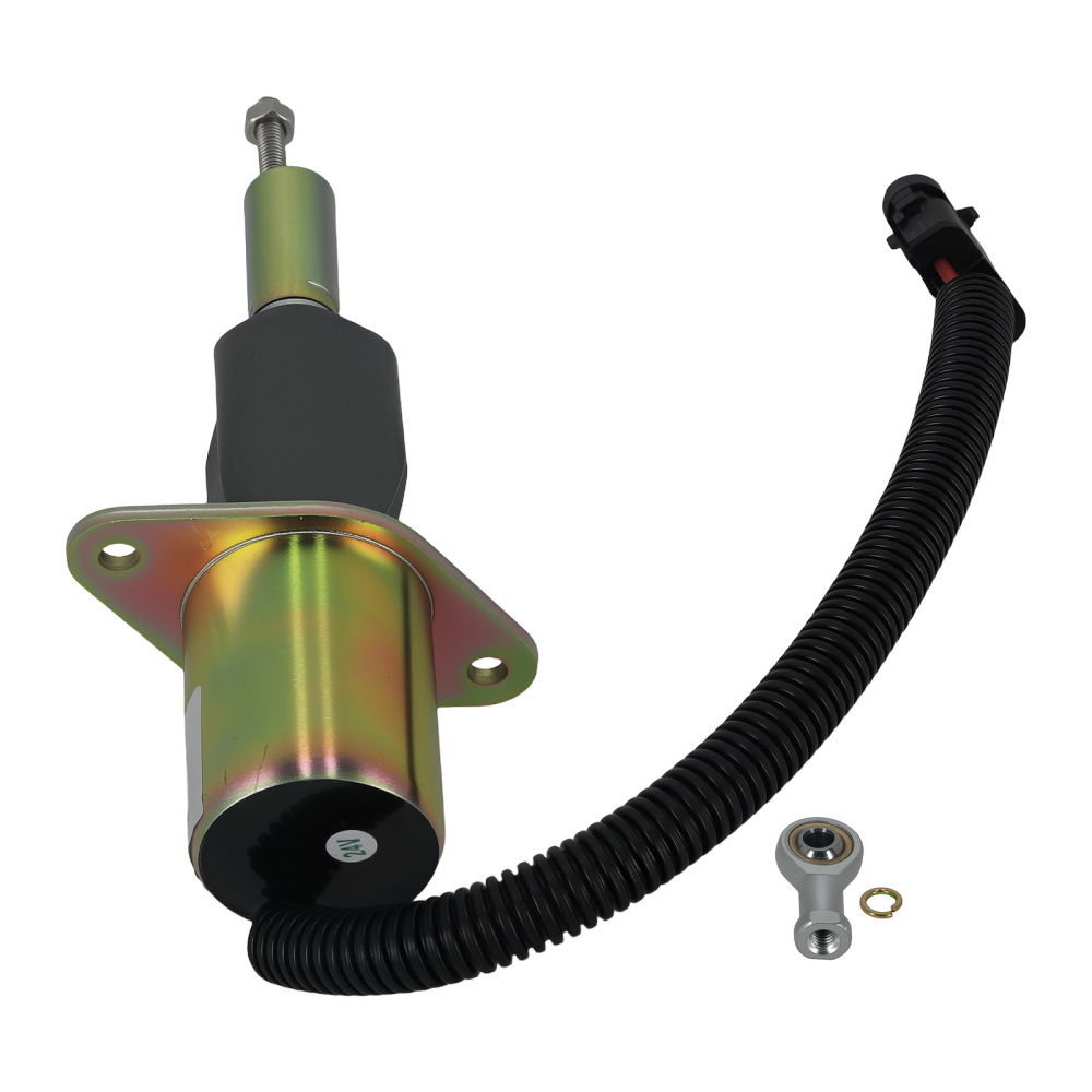 Fuel Shut Off Solenoid 24V compatible for Hyundai Excavator R290 2000-2023SA429324
