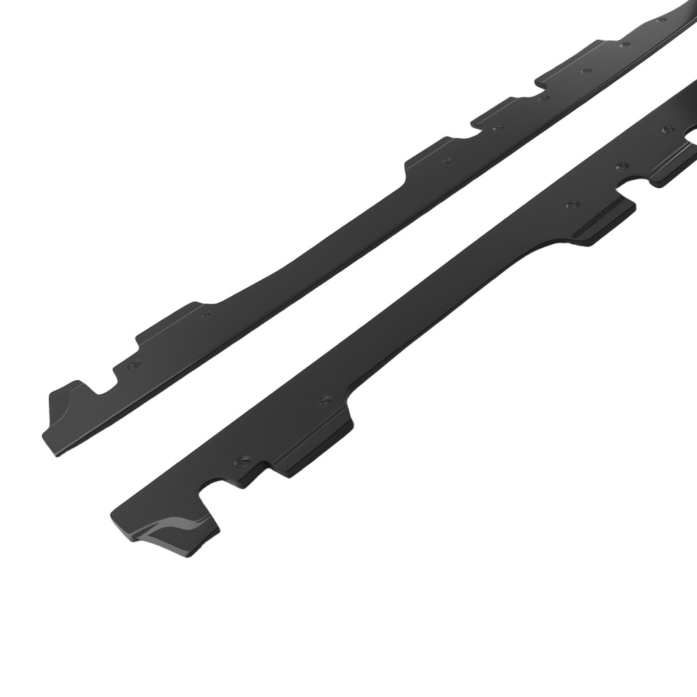 2x LR Side Skirt Set compatible for BMW E92 E93 M3 2008-2012 2013 Carbon Fiber