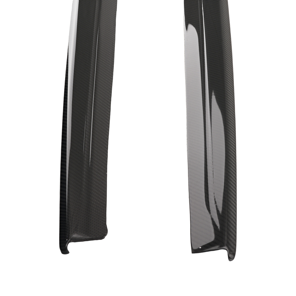 LR 2pcs Side Skirt Extension compatible for BMW F30 F31 M Sport 2012-2018 Carbon Fiber