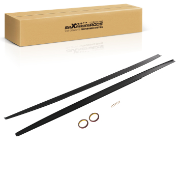 LR 2pcs Side Skirt Extension compatible for BMW F30 F31 M Sport 2012-2018 Carbon Fiber