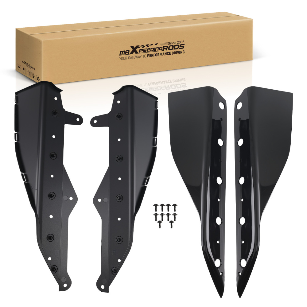 ABS Side Skirts compatible for BMW 2 Series G42 220i 230i M240i MP Style 22-2024 Black Pair