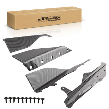 2pcs Carbon Look Side Skirt Kit compatible for BMW G42 230i M240i 2022 2023 2024