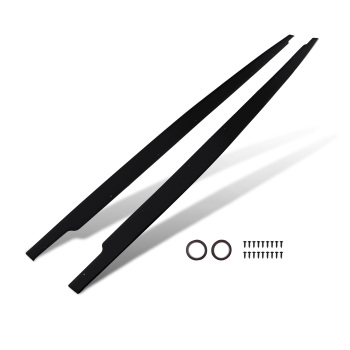 ABS Side Skirt Extensions compatible for BMW 3 Series E90 E92 E93 M3 2005-2014 Black