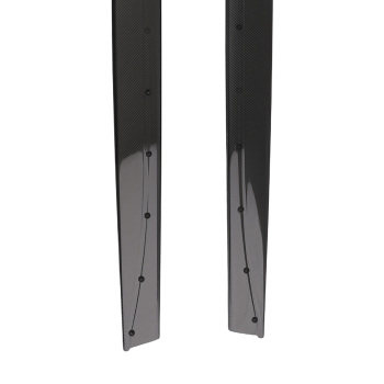 2pcs LR Gloss Black Side Skirt compatible for BMW M4F80 M3 2015-2019 Carbon Fiber