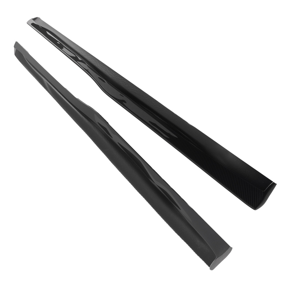 2x Carbon Fiber Side Skirt Extension compatible for BMW F80 F81 M3 15-18 PSM Style