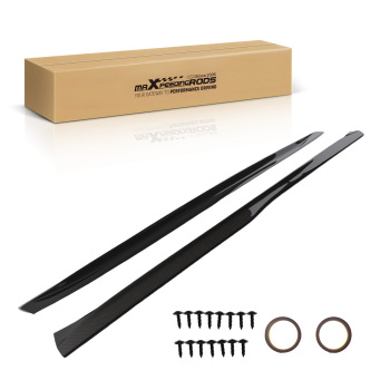 2x Carbon Fiber Side Skirt Extension compatible for BMW F80 F81 M3 15-18 PSM Style